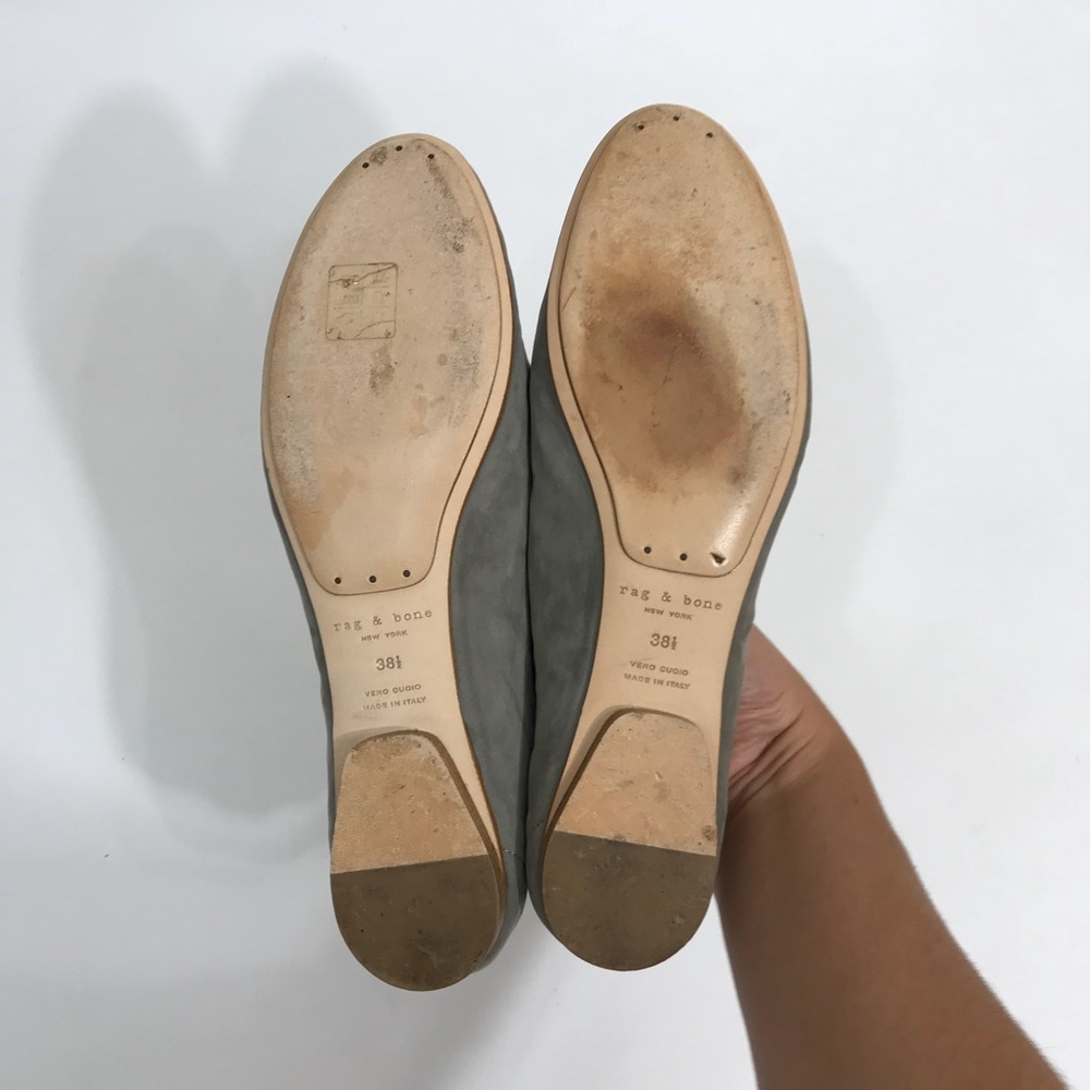 rag & bone Gray Suede Ballet Flats - Picture 7 of 8